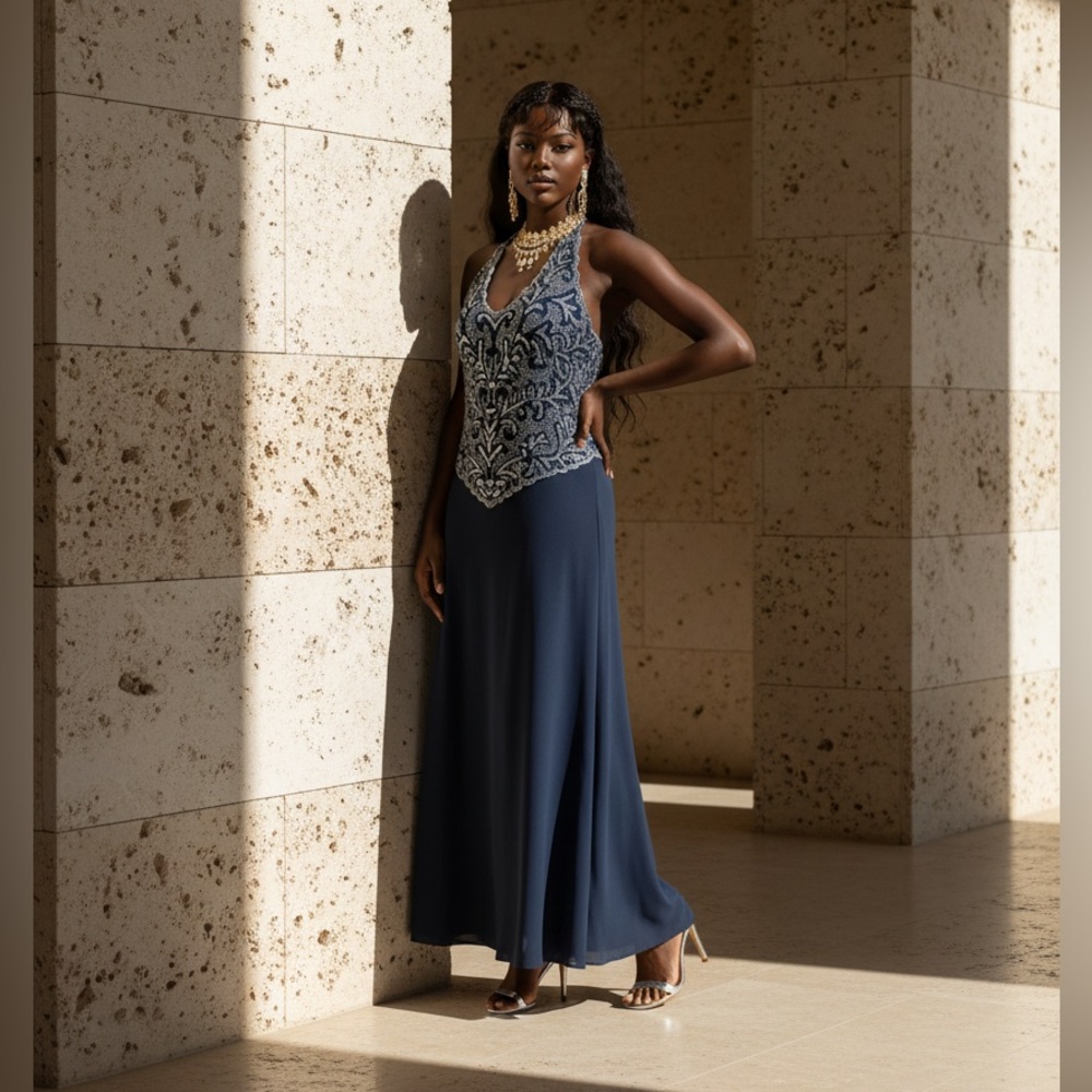 JKara New York Navy 💎 Dress Prom